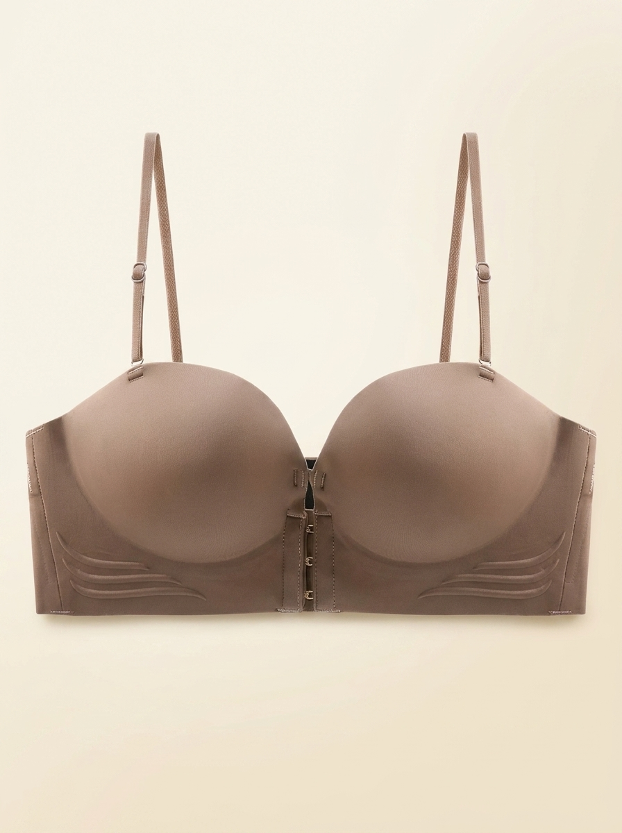 Strapless push-up bh met voorsluiting
