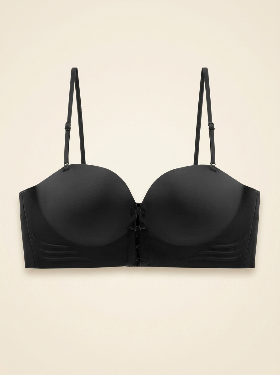 Strapless push-up bh met voorsluiting