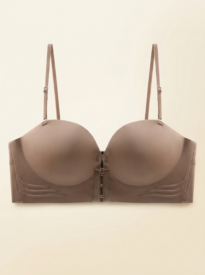 Strapless push-up bh met voorsluiting